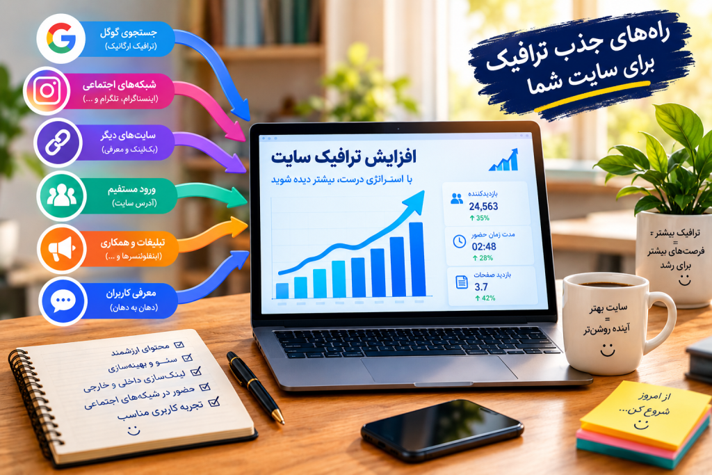 افزایش ترافیک سایت